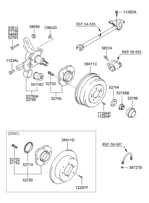 2011 Hyundai Elantra  Bolt Diagram for 5275726000