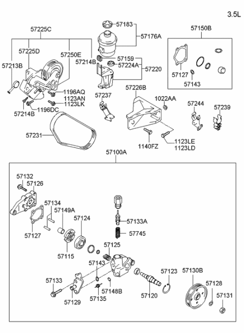 2020 Hyundai Kona Electric Spring Diagram for 5713434000