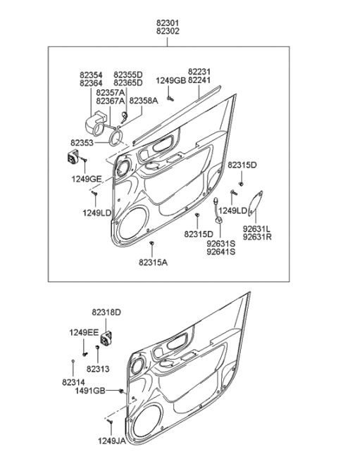 2020 Hyundai Ioniq  Screw-Tapping Diagram for 1249205253