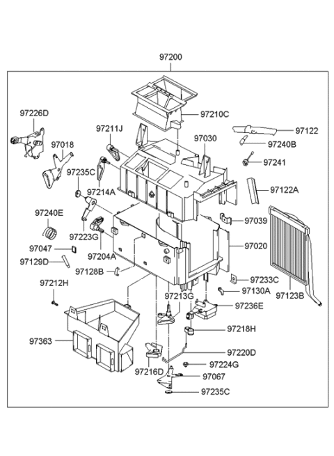 2020 Hyundai Ioniq  Screw-Tapping Diagram for 9721229000