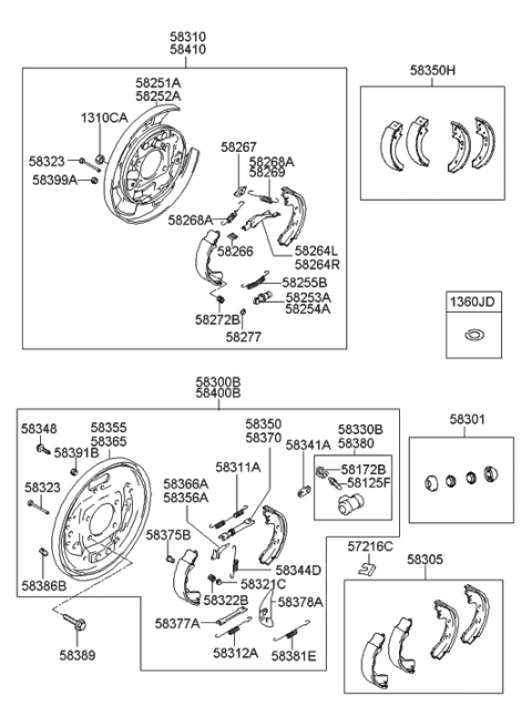 2020 Hyundai Ioniq  Spring-Strut Diagram for 582663A000