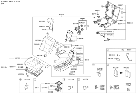 2017 Hyundai Tucson  Heater ECU-Seat Diagram for 895903N550