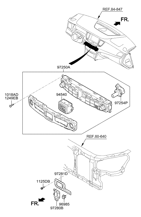 2017 Hyundai Tucson  Clock Assembly-Analogue Diagram for 945103N900VDA