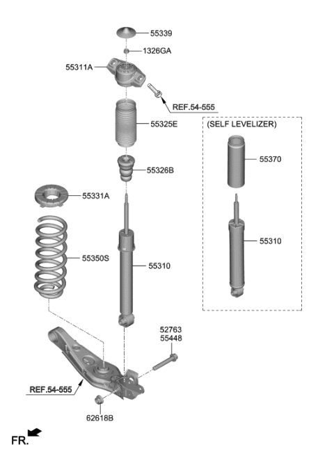 2022 Hyundai Sonata Cover-Insulator Dust Diagram for 55339D3000