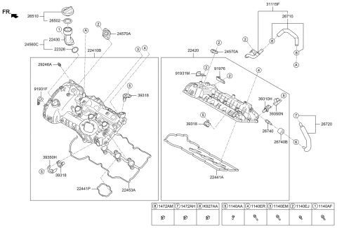 2012 Hyundai Sonata Hybrid  Bracket-Wiring Mounting Diagram for 91931D2080