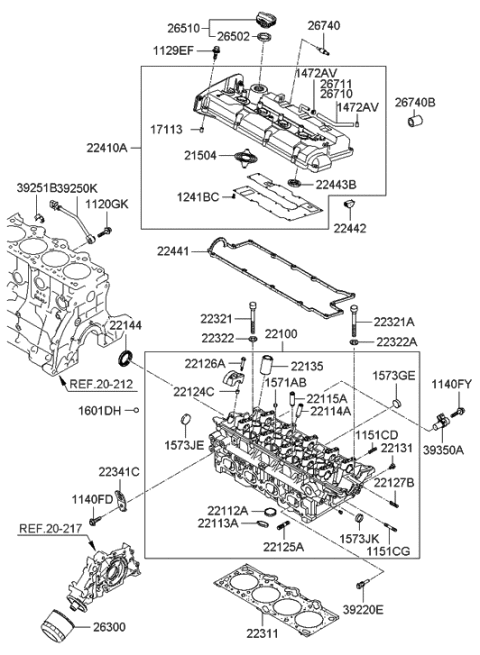 2010 Hyundai Elantra  Bolt Diagram for 1120308253