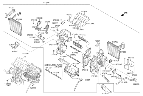 2005 Hyundai Tucson  Pad-Antinoise Diagram for 84799A5000