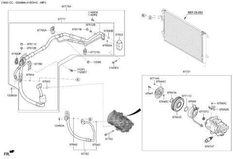 2022 Hyundai Santa Cruz Seal Washer-Suction Diagram for 976A1H9000