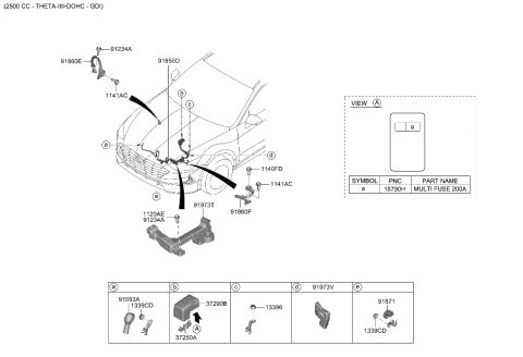 2022 Hyundai Ioniq 5  Wiring Assembly-Battery Diagram for 91850L0210