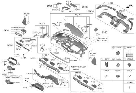 2022 Hyundai Ioniq 5  Screw-Tapping Diagram for 1244105203
