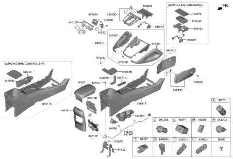 2012 Hyundai Veracruz  COVER-JACK Diagram for 96122J9000