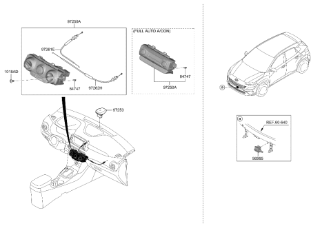2023 Hyundai Santa Fe Mode Cable Diagram for 97257J9100