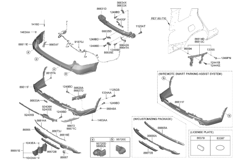 2023 Hyundai Sonata  Bolt-Washer Assembly Diagram for 1145710356B