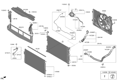 2002 Hyundai Elantra O-Ring Diagram for 9769034650