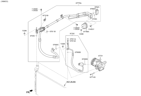 2022 Hyundai Tucson Cap-Charge Valve Diagram for 97811C2000