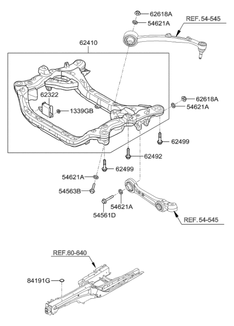 2016 Hyundai Tucson  Washer-Plain Diagram for 545643N001