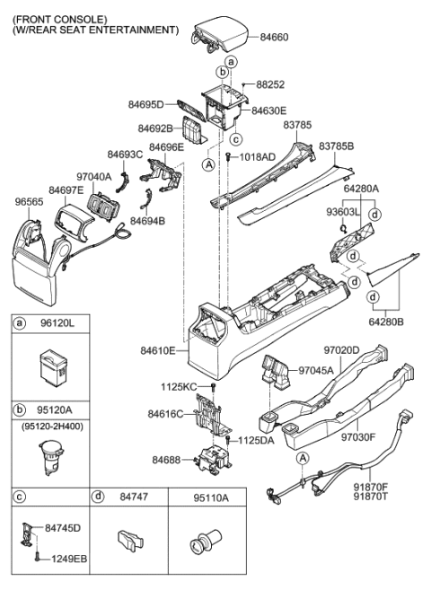 2016 Hyundai Tucson Damper Diagram for 846983N000