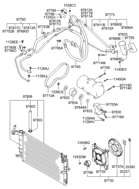 2015 Hyundai Santa Fe  Bolt Diagram for 1123306183