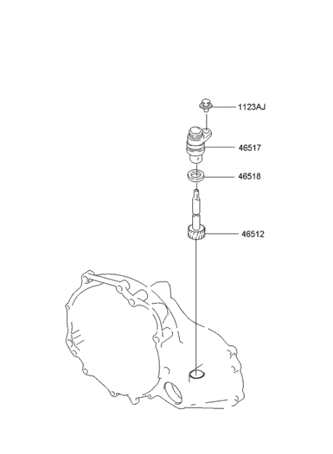 2012 Hyundai Santa Fe  Bolt Diagram for 1123006253