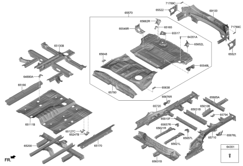 2018 Hyundai Sonata Bolt Diagram for 1015306161C