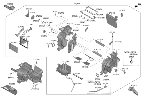 2021 Hyundai Ioniq  Heater-Ptc Diagram for 97191S1000