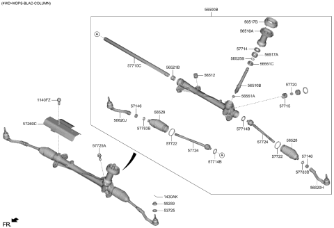 2021 Hyundai Ioniq  BUSH Diagram for 56592S2000