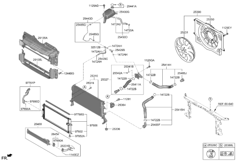 2016 Hyundai Accent Cap Assembly-Radiator Diagram for 25330L1000