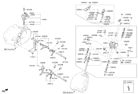 2017 Hyundai Accent  Bolt-Seal Diagram for 4392724320