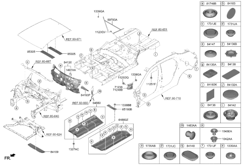 2016 Hyundai Accent  Bolt Diagram for 1143708206B