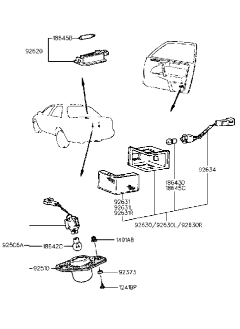 2004 Hyundai Sonata  Washer Diagram for 9237321050
