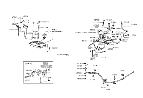 2005 Hyundai Sonata  Pin Diagram for 1430002201