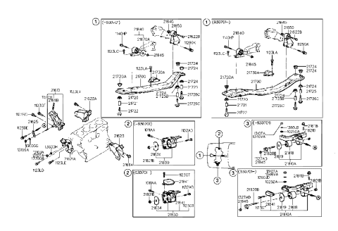2006 Hyundai Sonata  Damper Diagram for 2184128060