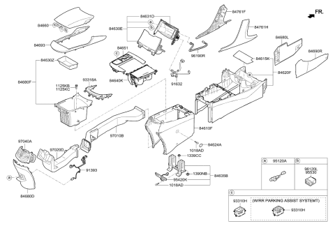 2002 Hyundai Sonata  Jack Blank K Assembly-Hands Free Diagram for 96120E7000