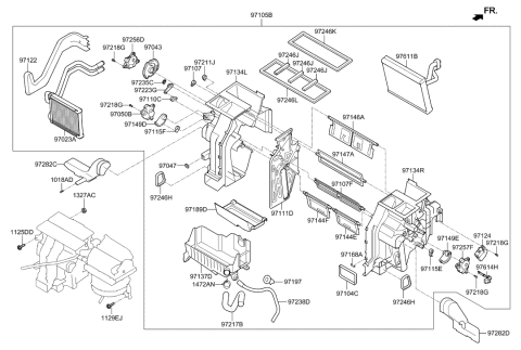 2002 Hyundai Sonata Cam-Mode Diagram for 971493S020
