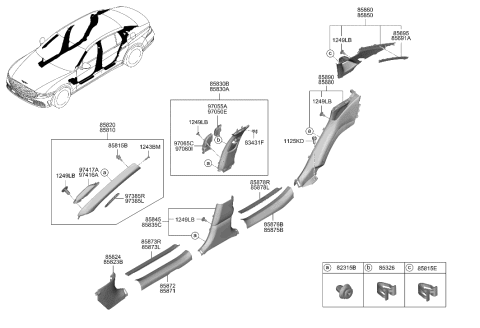 2007 Hyundai Azera Screw-Tapping Diagram for 1249004101