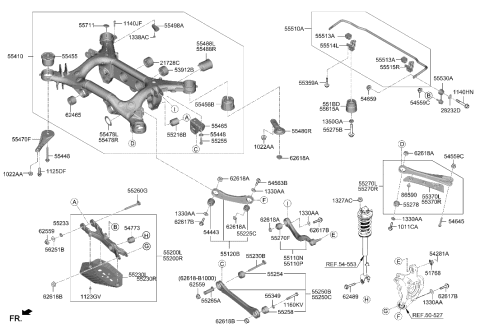 2007 Hyundai Azera  Nut-Flange Diagram for 62618B1000