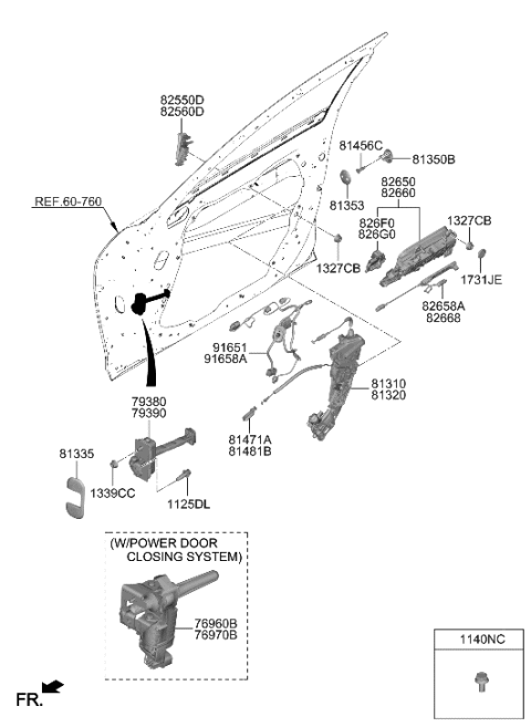 2007 Hyundai Azera  Bolt Diagram for 1140706161