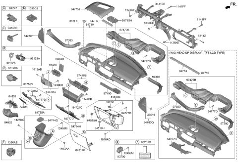 1991 Hyundai Elantra Accessory Socket Assembly Diagram for 95120C7000