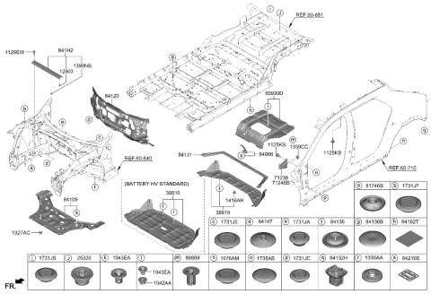2016 Hyundai Azera  BOLT-WELD Diagram for 1290006180