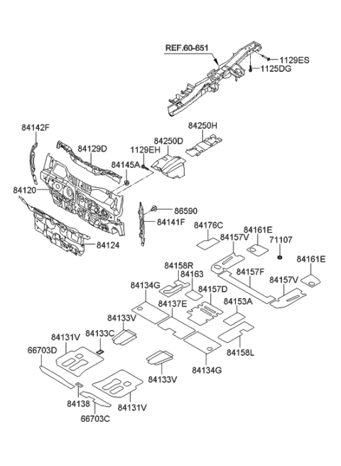 2000 Hyundai Tiburon  Bolt Diagram for 1129410006KA