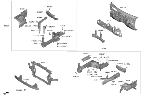 2019 Hyundai Accent Bolt Diagram for 1144206256B