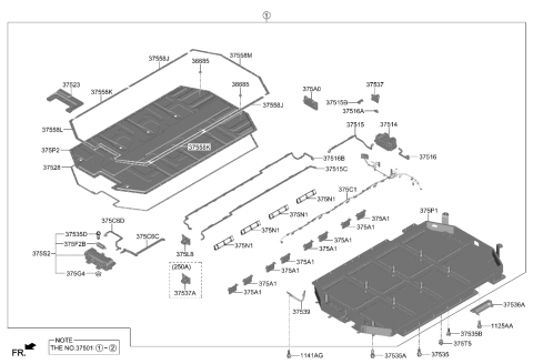 2019 Hyundai Accent  BOLT Diagram for 1141306257C