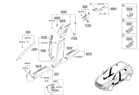 2012 Hyundai Sonata Bolt-Washer Assembly Diagram for 1014406201