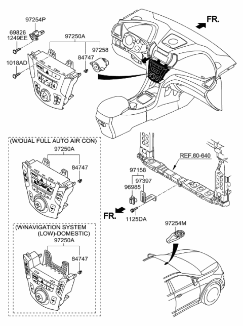 2014 Hyundai Sonata Cover-Automatic DEFOGGER SENSO Diagram for 972542W500