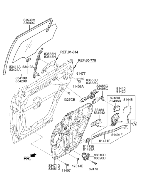 2014 Hyundai Sonata Bolt-FLANGE Diagram for 1140806121