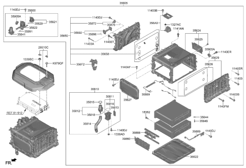 1995 Hyundai Elantra  Bolt-FLANGE Diagram for 1140308457K