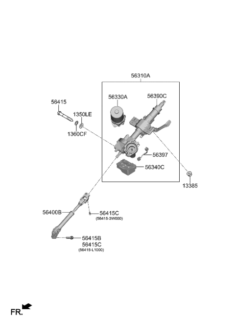 2007 Hyundai Elantra  Cable Assembly-Sensor Diagram for 56397J0000