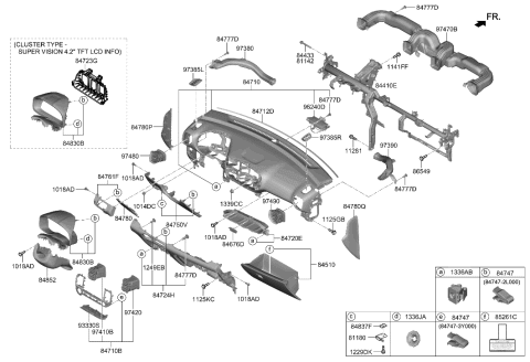 2007 Hyundai Elantra Switch Assembly-Ctr FACIA Panel Diagram for 93600K2000RET