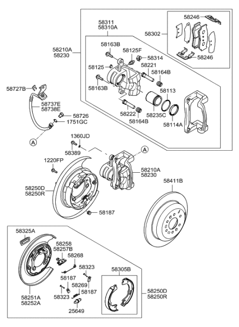 2021 Hyundai Venue Adjuster Diagram for 58253B5000