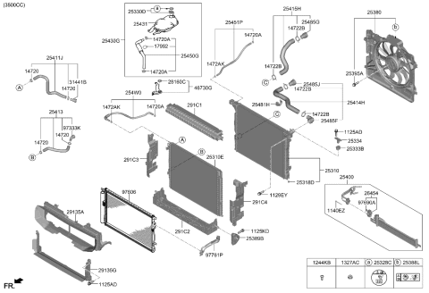 2014 Hyundai Sonata Hybrid Tap Bolt Diagram for 25395D7000